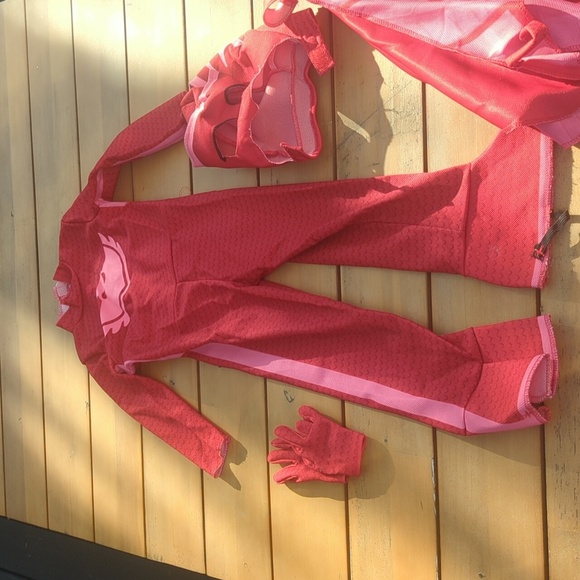 Owlette PJ Mask Deluxe Toddler Costume - Red Size 3-4 - Picture 2 of 4